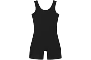 LUOUSE Gymnastics Leotards for Girls With Shorts,Kids Dance Unitards Biketards