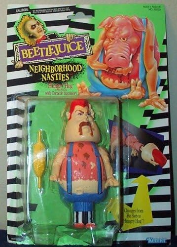 Beetlejuice Neighborhood Nasties Hungry Hog with Corncob Accessory Action Figure