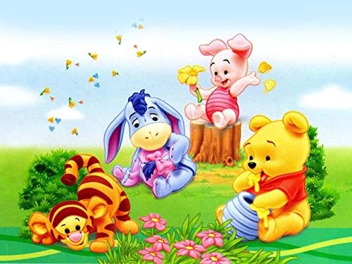 Winnie The Pooh Full Diamond Painting 5D DIY Diamond Painting, Diamond Painting Kit, Mosaic Diamonds Kit, Full Square/Round Drill 30cm X 40cm