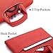 Brinch Universal Portable Anti-Tear Fabric Laptop Sleeve Case for 15-15.6 Inch Laptop,Red