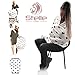 Baby Nursing Breastfeeding Cover Scarf Poncho - Car Seat Canopy Shopping Cart Stroller Covers for Newborn Cozy Fashionable Shawl Sash for Mom - Stretchy, Breathable for Babies