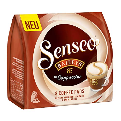 Senseo Typ Cappuccino Baileys Kaffeepads, Aromatisch, Kaffee, Löslicher Kaffee, 2 x 8 Pads – Bild 4