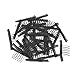 GEX 35pcs Wig Spring Comb with Safe Lace Wrapped Glueless Wig Clips for Your Wig Caps