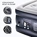 Cumbor Twin XL Air Mattress with Built-in Pump, Premium Elevated Inflatable Air Bed for Guest and Camping - Blow Up Double High Air Mattress Quilt Top, 80 x 40 x 18 inches , 2-Year Guarantee