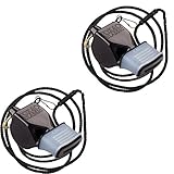 Fox 40 Classic Cushion Mouth Group Sports and Safety Loud Referee Coach Whistle with Lanyard, Multiple Colors (2 Pack)