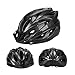 Eyouelife Wind Cross Road/Mountain Bike Helmet Cycling EPS Teens Helment / Adult Helmet For Safety Protection / black