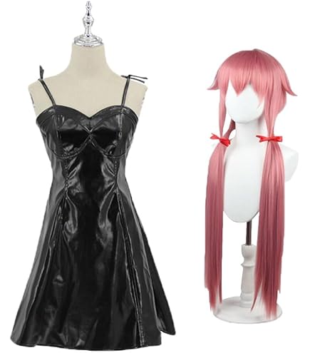 yuno gasai black dress Okazaki Cosplay Costume Halloween Outfit for Women (Gasai, XS) : Clothing, Shoes & Jewelry Yuno gasai pose | Yuno