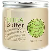 BEST Shea Butter - Premium Quality - Grade AAA+ Unrefined Organic Shea Butter (1 Pack)