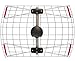 2 Element Bowtie Indoor/Outdoor HDTV Antenna - 45 Mile Range