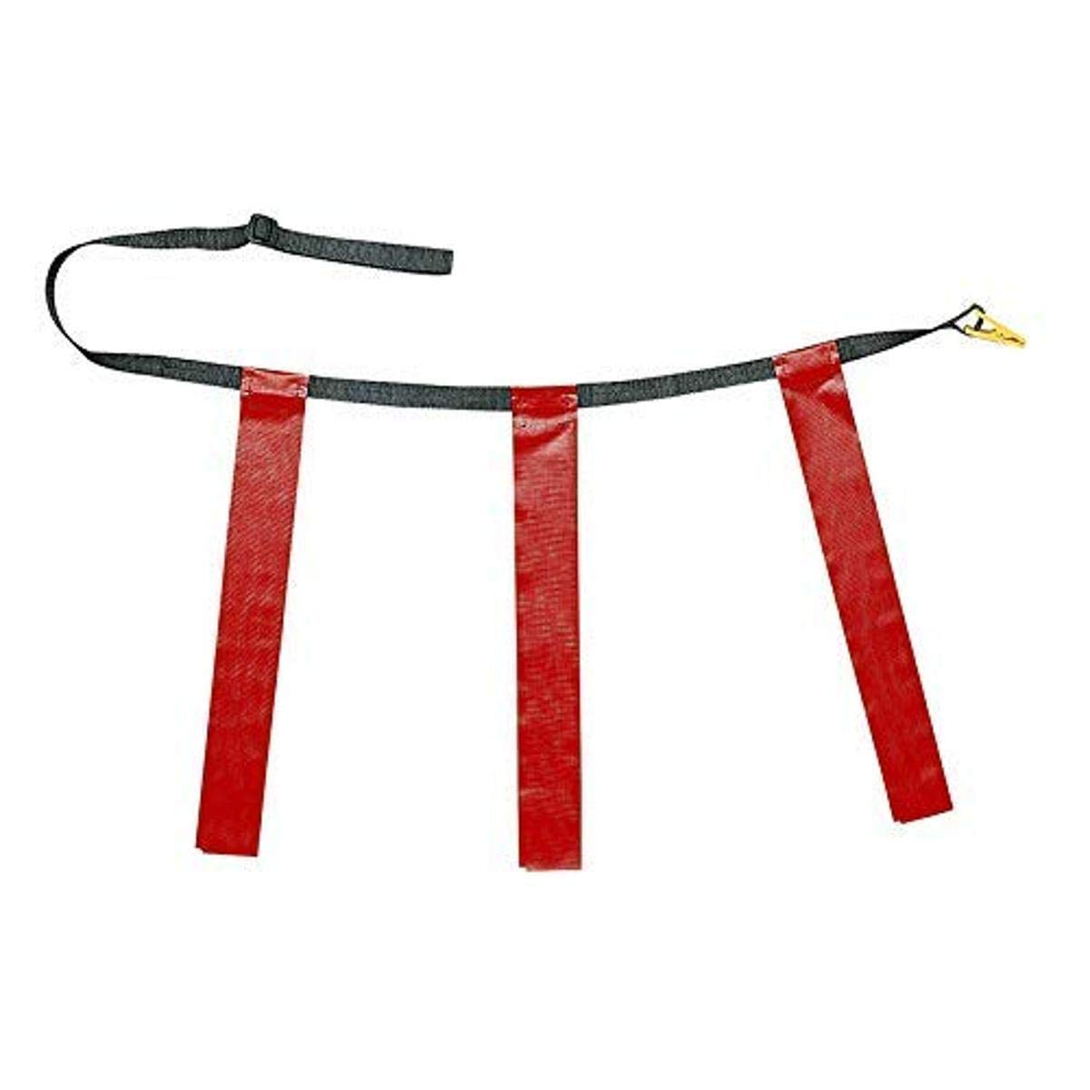 Photo 1 of ***(ONLY 7 BELTS)***Champion Sports Quick Release Triple Flag Football Set – Small White Belt – 25"–31" – Red Flags
