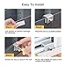 Onvian Window Locks, 6 Pack Aluminum Sliding Window Locks Security, Adjustable Sliding Door Frame Security Lock with Keys