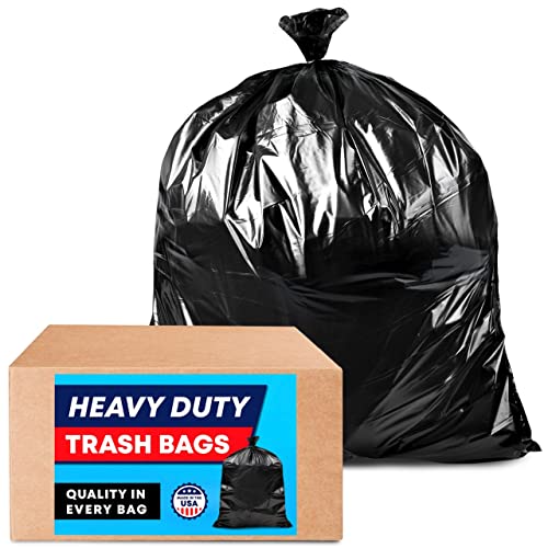 5560 Gallon Contractor Trash Bags, Heavy Duty 3 Mil Contractor Garbage