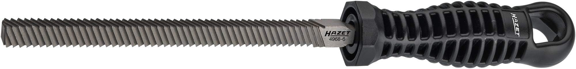 HAZET Square Brake Caliper File (10 x 10 mm, Plastic Handle with Hanging Hole) 4968-6
