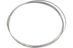 MEIBAOGE 1 Roll Silver Electric Guitar Fret Wire Guitar Fretboard Length 2.5 Meters 1.6-2.9mm for Guitar Fingerboard Replacements