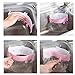 Sink Magic Clip Food Waste Dispose Bag Clip With Suction Cups Sink holder (Pink)