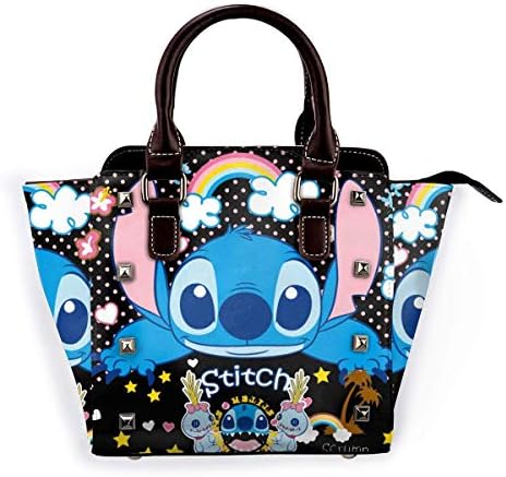 ランキングtop5 Laphanpli Loとsti Tchファッション Puレザーリベットショルダーバッグハンドバッグバッグトートハンドバッグ財布調節可能なショルダーストラップ学校の仕事旅行ジムショッピング