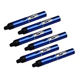 Portable Metal All in One Pipe for Herb Leaves, Detachable Blue Color (6 Pack)