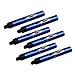 Portable Metal All in One Pipe for Herb Leaves, Detachable Blue Color (6 Pack)