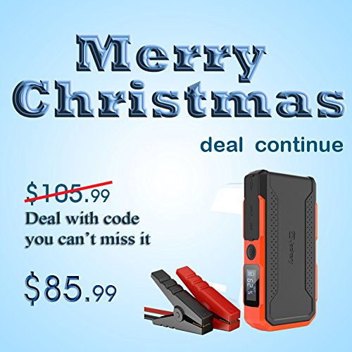 Car Jump Starter Jackery New Spark 800A Peak 18000mAh Portable External