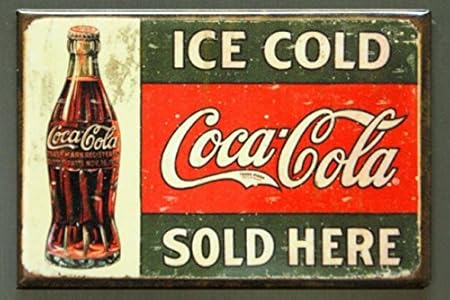 Coca-Cola - Imán para nevera, diseño de Coca-Cola de hielo frío ...