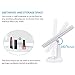 VIBELITE Vanity Makeup Mirror Trifold 24 Led Lighted with Touch Screen, 1x/2x/3x Magnification and Usb Charging, 180° Adjustable Stand for Countertop Cosmetic Makeup