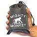 MIGHTY MONKEY Portable Pocket Blanket w/Corner, Rain Hood, Zip Pouch, Loops, Storage Bag & Carabiner | Waterproof & Puncture Resistant | 63