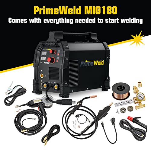 PrimeWeld MIG180 Mig Welder, 180 Amp Wire Feed Welding Machine With