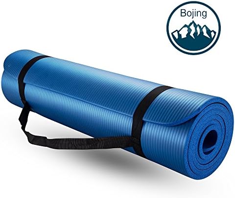Bojing Yoga Mat, Thick Exercise Multiple Use 2/5-Inch Yoga Mat