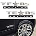 iJDMTOY (2 Chrome Finish 3D Texas Edition Emblem Badges for Chevrolet Silverado, GMC Sierra (Also Universal for Ford or Dodge Trucks)