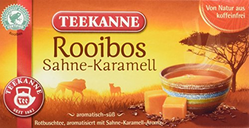 Teekanne Rooibos Sahne-Karamell, 6er Pack (6 x 20 Teebeutel), 6 x 35 g