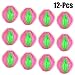 JUSTDOLIFE Washing Balls, Reusable Washing Balls Plastic Dryer Balls Magic Hair Fur Removal Laundry Balls to Save Clothes Washing and Drying Time (12 Pack)