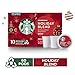 Starbucks K-Cup Coffee Pods, Medium Roast Coffee for Keurig Brewers, Holiday Blend, 100% Arabica, Limited Holiday Edition, 6 Boxes (60 Pods Total)