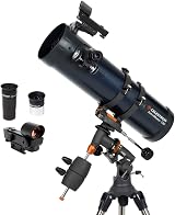 Celestron AstroMaster 130EQ Newtonian Reflector Telescope Dark Blue