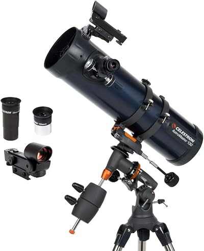 Celestron AstroMaster 130EQ Newtonian Reflector Telescope Dark Blue