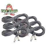 XLR Microphone Cables (6 Pack) by Fat Toad|20 ft Professional Pro Audio Mic Cord Patch with Lo-Z Connector|20 AWG Shielded Wire and Balanced for Impeccable Recording Studio Mixer|Live Sound Stage Gear