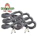 XLR Microphone Cables (6 Pack) by Fat Toad|20 ft Professional Pro Audio Mic Cord Patch with Lo-Z Connector|20 AWG Shielded Wire and Balanced for Impeccable Recording Studio Mixer|Live Sound Stage Gear