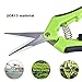 ELVPPE Gardening Pruner Pruning Shear with Stainless Steel Blades and Spring Loaded Shears Scissors, Home Garden Yard Kitchen Pruning Flower Clipper with Safety Lock（1pack Straightthumb 3