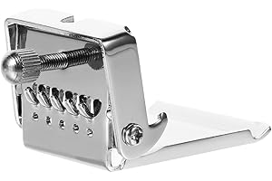 HEALLILY 5 String Banjo Tailpiece Chrome Plated Replacement Accessory