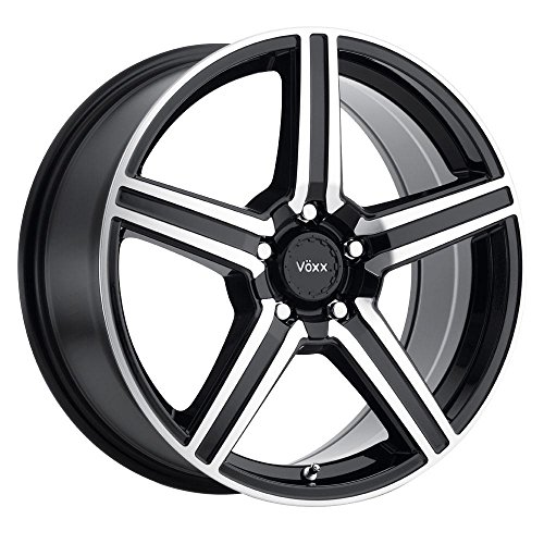 VOXX Como Rim 15x6.5 5x100/5x4.5 Offset 40 Gloss Black Mach Face (Qty of 1)