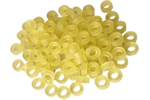 Pellet Bands,200pcs Micro Pellet Bait Bands Match Coarse Fishing Terminal Tackle 2mm Rubber for Fishing Carp Hair Rigs and Ho