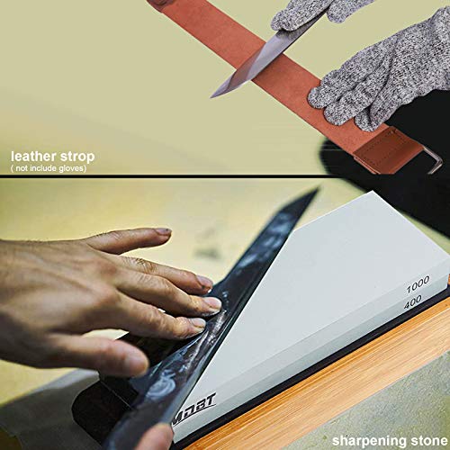 Complete Knife Sharpening Stone Set, Premium Whetstone Knife Sharpening