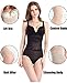 Women Full Body Shaper Bodysuit Firm Tummy Control Waist Trainer Shapewear Girdle Cincher Corset Underwear Seamless (M, Black)