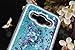 Galaxy Core Prime Case,NSSTAR Galaxy Core Prime [Liquid] [Glitter] Case,Creative Design Flowing Liquid Floating Bling Glitter Sparkle Stars Clear Hard Case for Samsung Galaxy Core Prime G360(Blue)