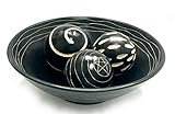 Beautiful Decorative Artisan Deco Bowl and Ball Centerpiece