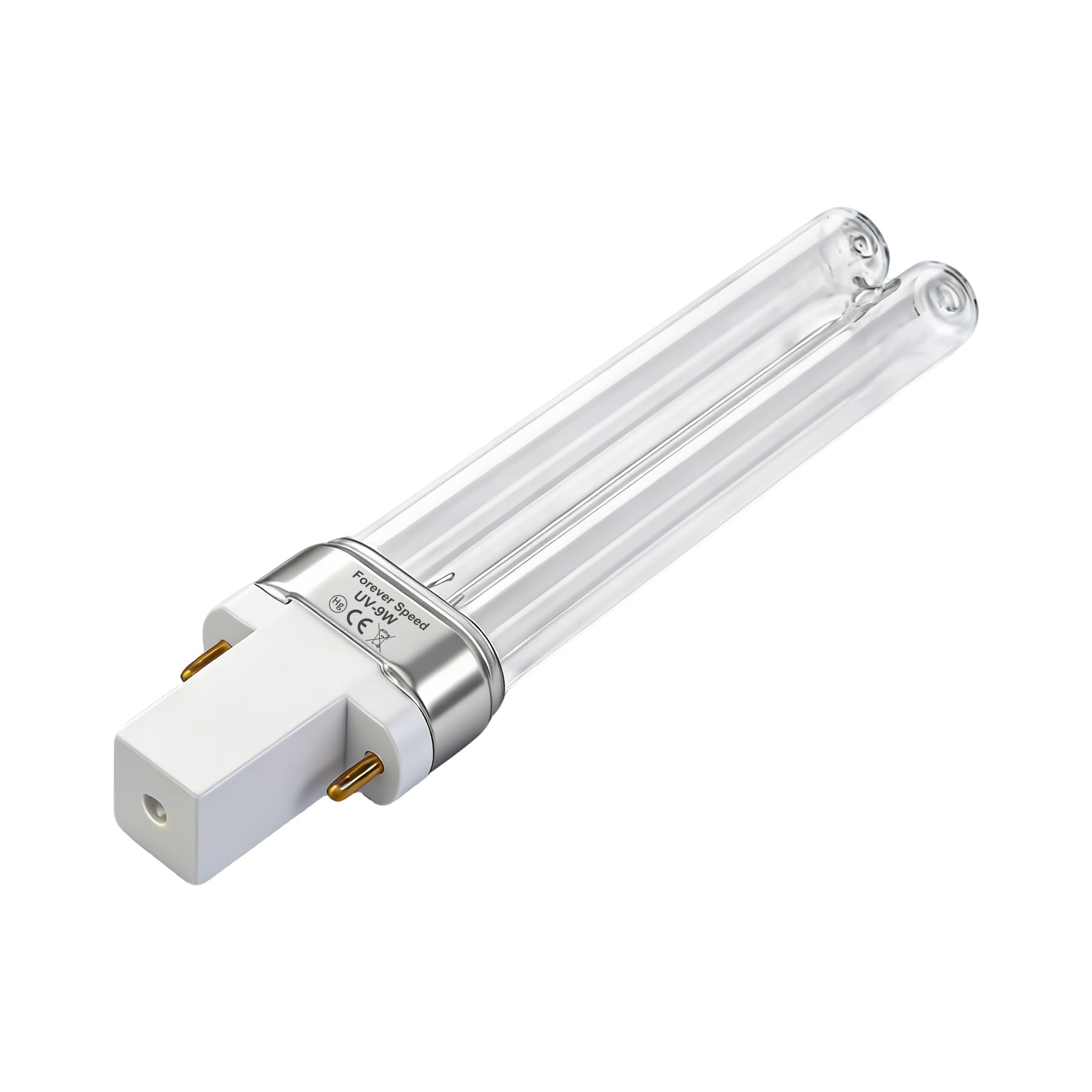 Forever Speed UVC Replacement Lamp / Tube - Compact UV Lamp / Tube for UVC, Pond Clarifier - Light Filter Unit, Socket G23 (9W)