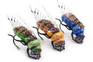 YZD Realistic Fly Fishing Dry Wet Nymph Trout Flies Topwater Lures for Freshwater Saltwater High Simulation Hand Tie Lure Kits