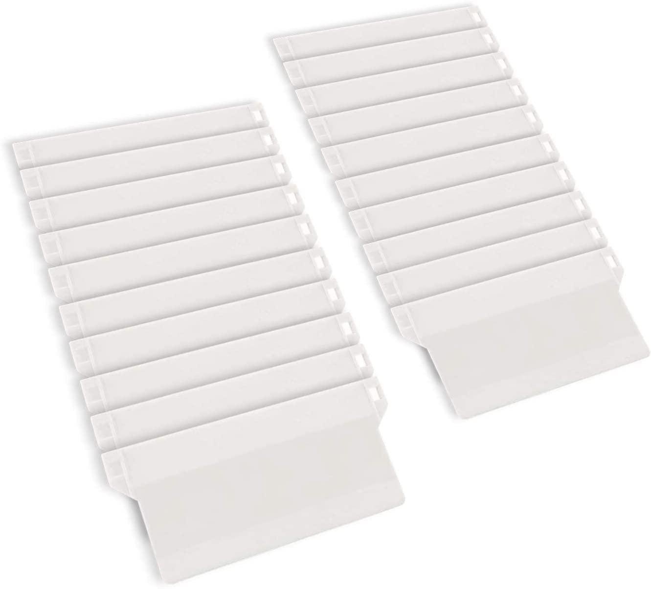 Heavy-Duty Vertical Blind Weights | Set of 20 | 89mm, 3.5 inches | Replacement of vertical blinds slats replacement, White