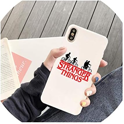 Fashion Stranger Things Phone Case For Iphone 7 X Xs Max X Xr 8 6 6S Plus Candy Color Soft Silicone Back Cover Matte,For Iphone Xs,Style 6