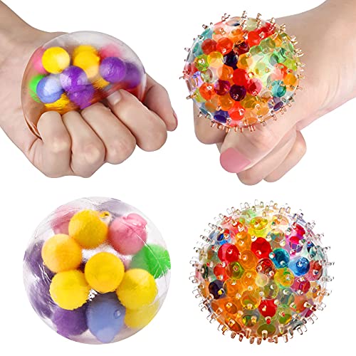 Stress Balls Toy Set,Water Bead Stress ball, Spiky Sensory Balls Puzzle