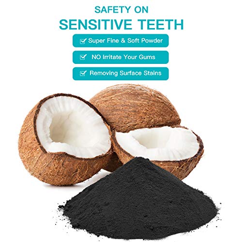 Activated Charcoal Teeth Whitening Powder, MayBeau [2 Pack] Coconut Oil Whitening Powder (Free 2 Bam - //medicalbooks.filipinodoctors.org